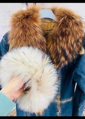 Kürklü Denim Ceket - Görsel 3