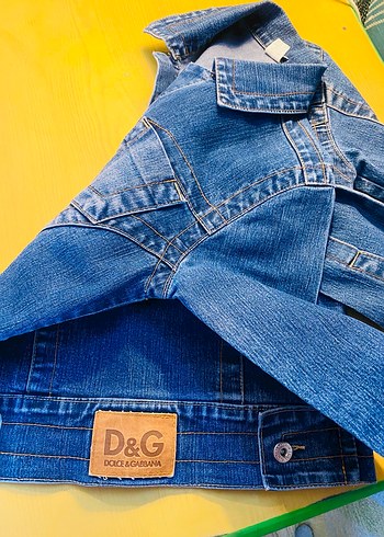 Düğmeli Mavi Kadın Kot Ceket - Görsel 3