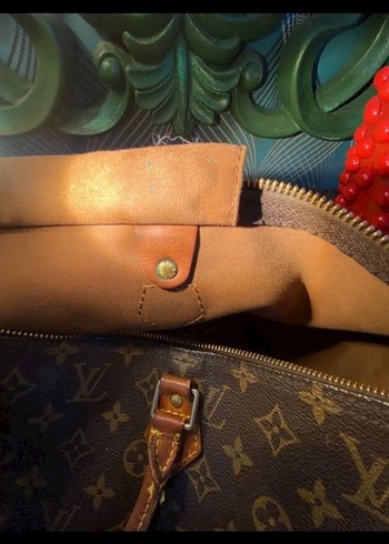 Klasik Elegan Kahverengi Deri Çanta - Görsel 7