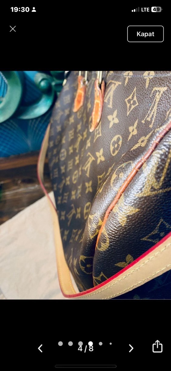 Klasik Elegan Kahverengi Deri Çanta - Görsel 4