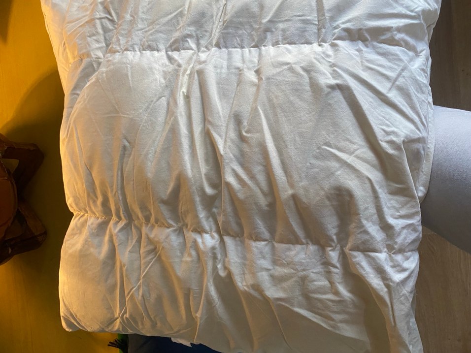 Koyu Mavi Bohem Bağlama Desenli Minder Kılıfı ve gerçek kaz tüyü - Görsel 4