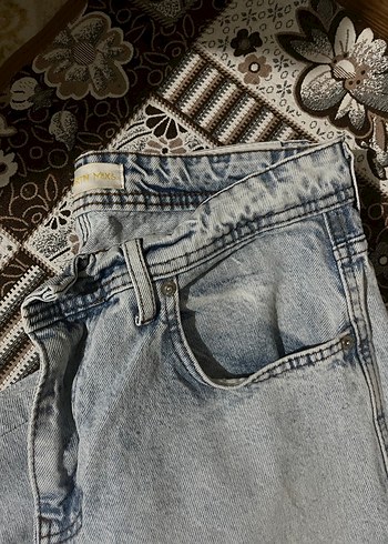 Buz mavisi Salaş Midi Boy erkek  Kot Pantolon - Görsel 2