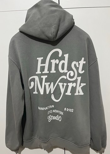 Oversize kesim Ceket baskılı ithalat ürünü gri renk - Görsel 2