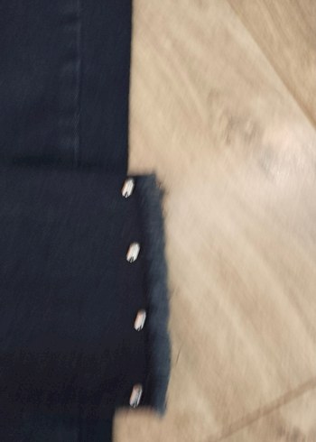 adil ışık Siyah Kadın Denim Regular Fit Midi Jean - Görsel 6