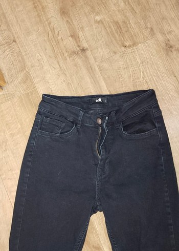 adil ışık Siyah Kadın Denim Regular Fit Midi Jean - Görsel 10