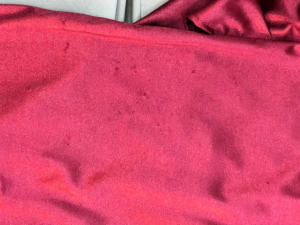 Bordo Drapeli Uzun Abiye Elbise - Görsel 4