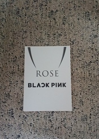 Blackpink Rosé fotokart'ı - Görsel 2
