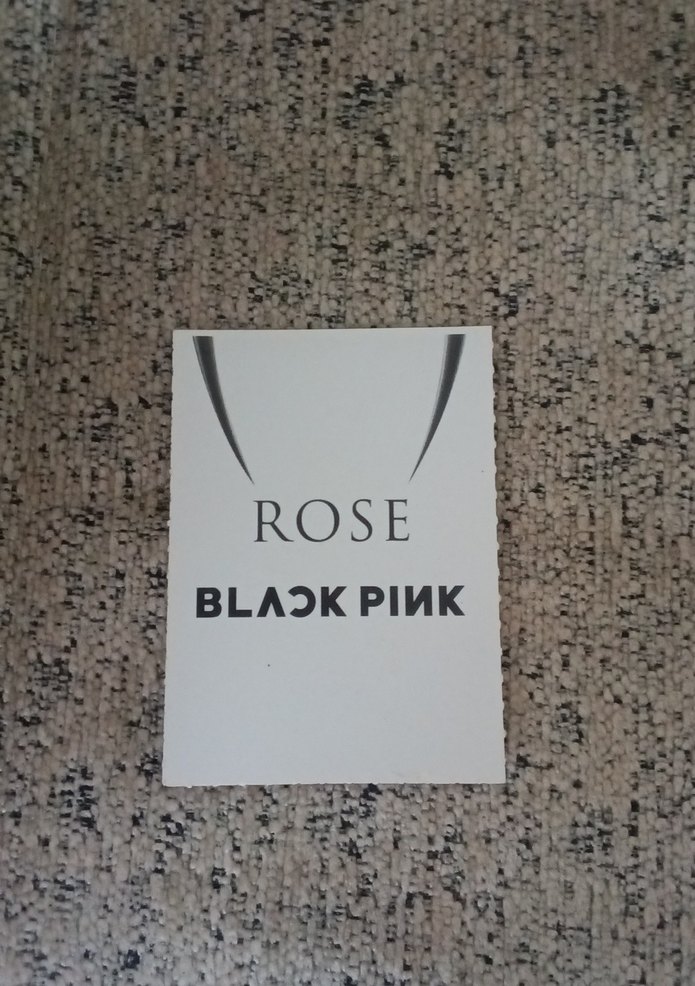 Blackpink Rosé fotokart'ı - Görsel 2