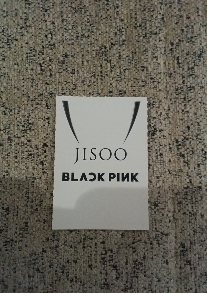 Blackpink Jisoo fotokart - Görsel 2