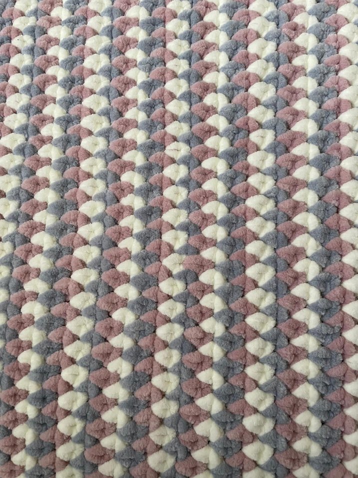 Gri Örgü Çocuk Battaniyesi - Görsel 2