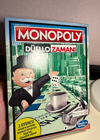 Monopoly Düello Zamanı - Parlak Gri Masa Oyunu - Görsel 2