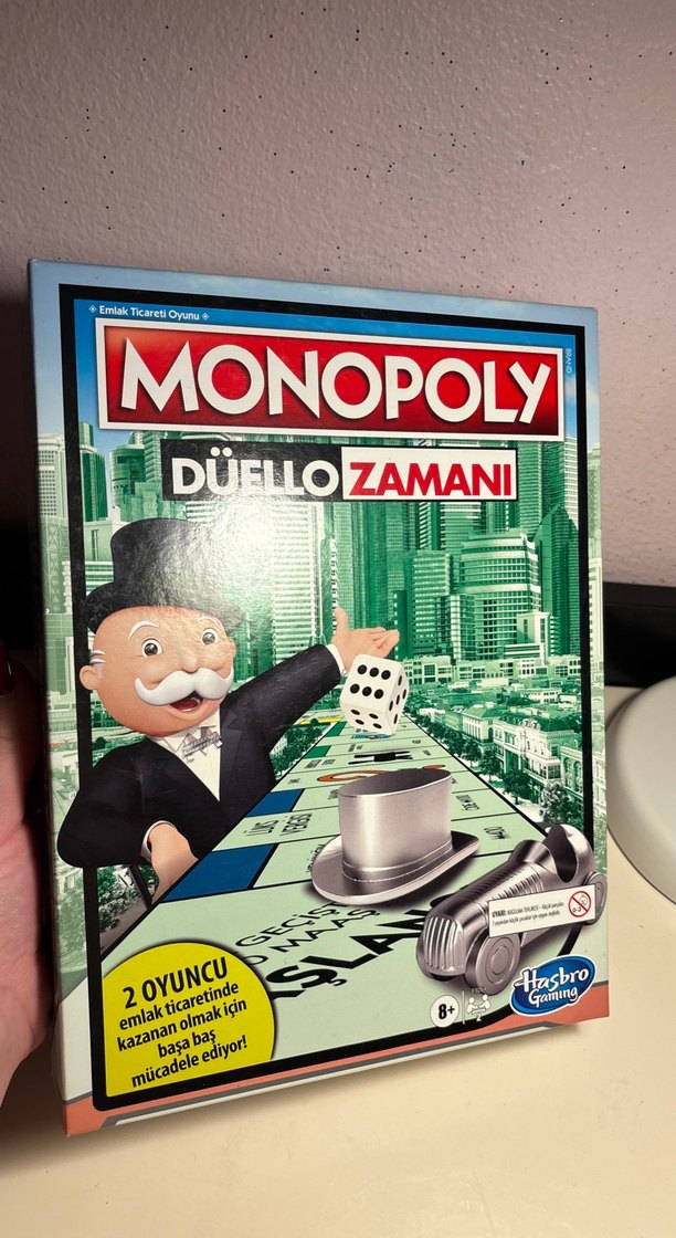 Monopoly Düello Zamanı - Parlak Gri Masa Oyunu - Görsel 2