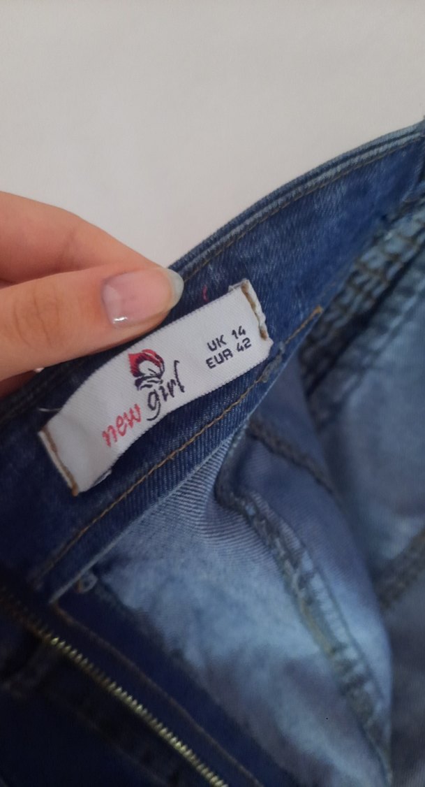 Kemer Detaylı Lacivert Midi Kadın Kot Elbise - Görsel 4