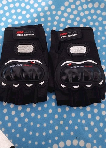 Pro Biker Erkek Parmaksız Siyah Eldiven  L beden - Görsel 3