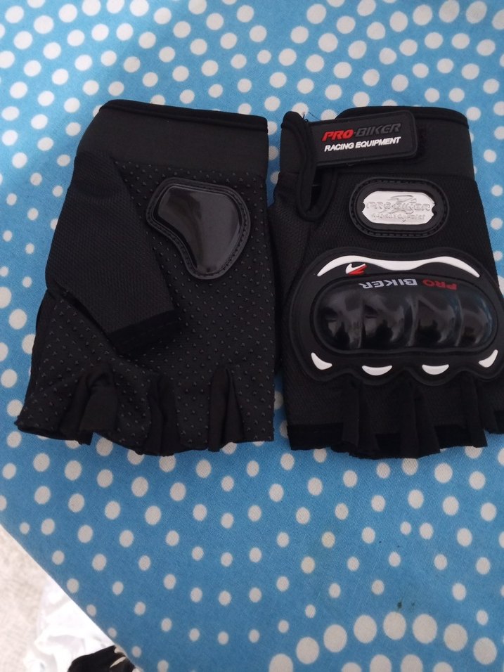 Pro Biker Erkek Parmaksız Siyah Eldiven  L beden - Görsel 2