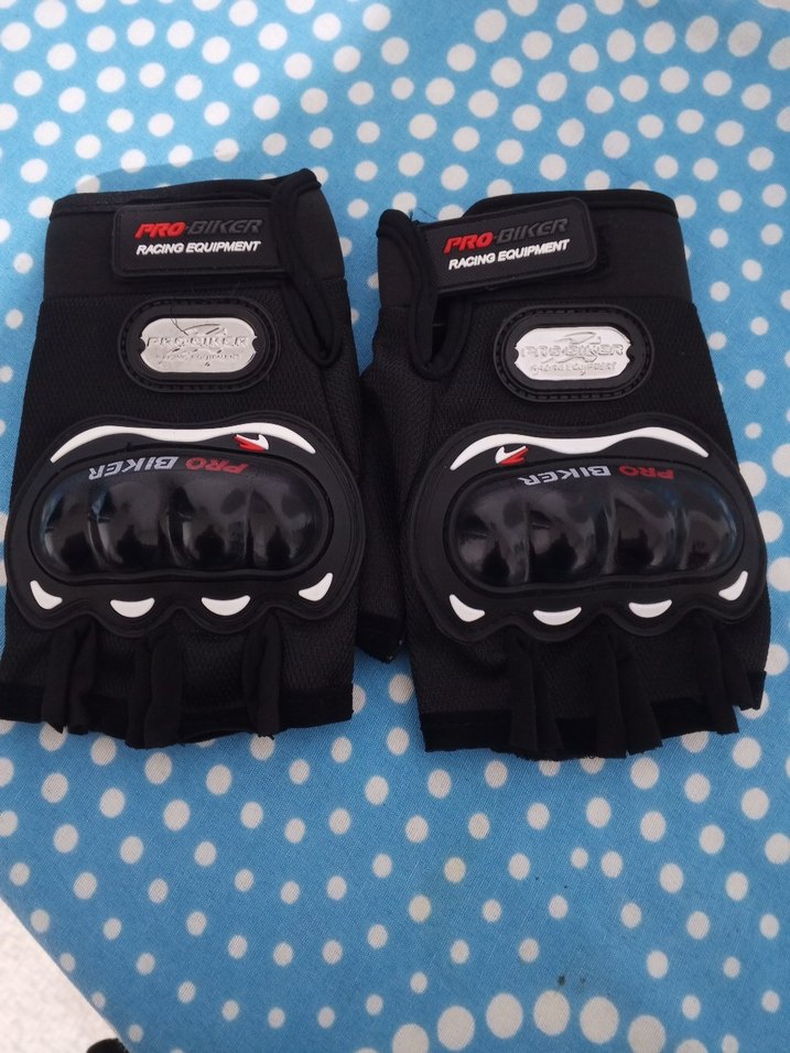 Pro Biker Erkek Parmaksız Siyah Eldiven  L beden - Görsel 3