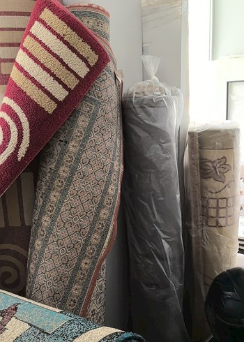 Desenli Bordo ve Gri Klasik Halı - Görsel 3