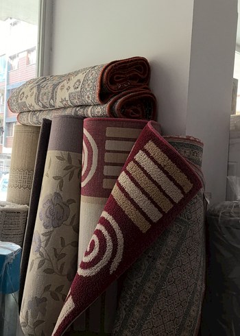 Desenli Bordo ve Gri Klasik Halı - Görsel 4