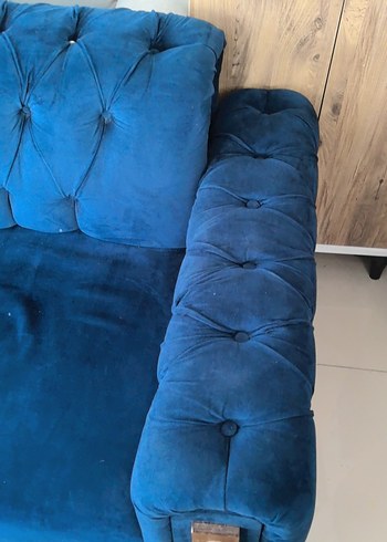 Koyu Mavi Modern Kanepe Kılıfı - Görsel 7