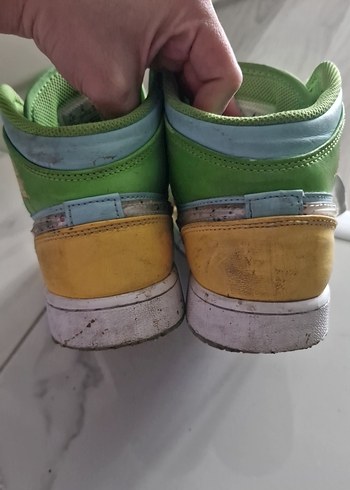 Renkli Bağcıklı Basketbol Ayakkabısı - Görsel 6