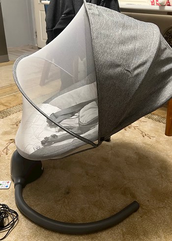 Gri Bebek Beşiği ve Sepeti - Görsel 2