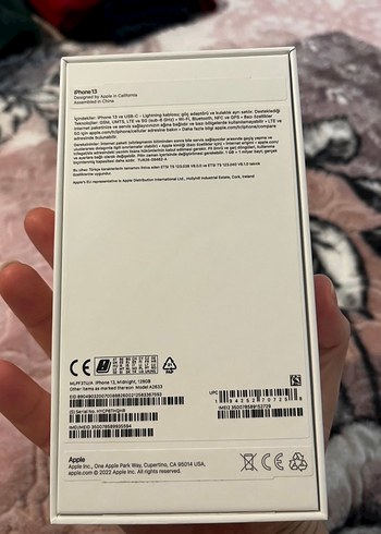iPhone 13 Kutusu Midnight - Görsel 3