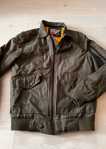 Gri Erkek Çocuk Fermuarlı Street Wear Ceket - Görsel 2