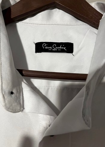 Pierre Cardin Düğmeli Beyaz Erkek Gömlek - Görsel 4