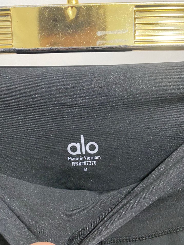 Siyah Midi Spor Tayt - Görsel 4