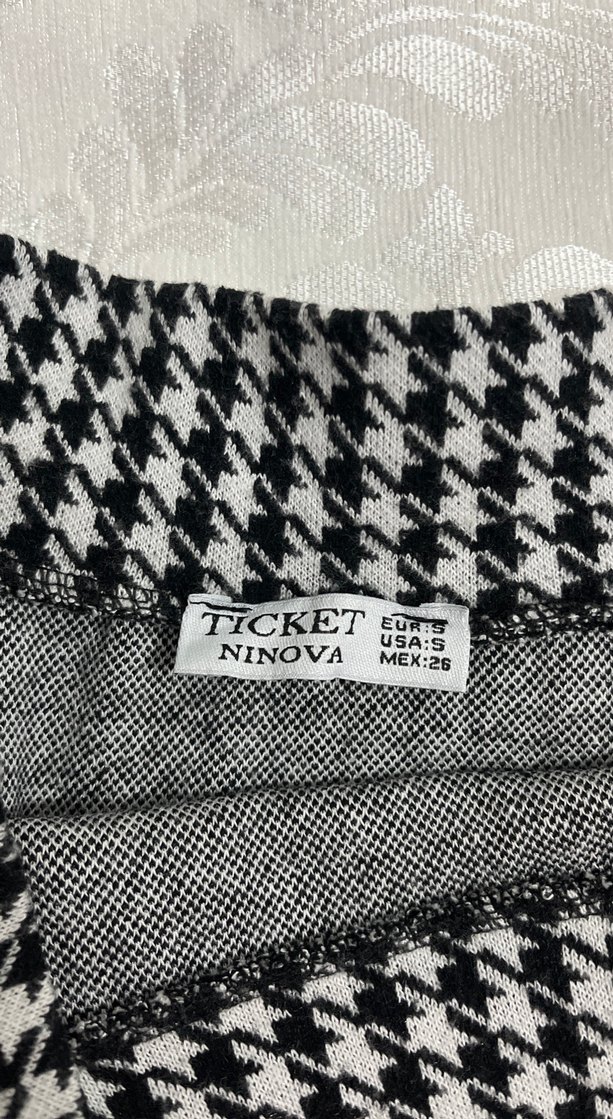 Ekose Desenli Kadın Etek - Görsel 2