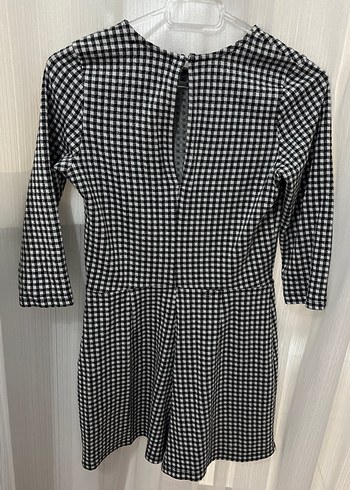 Kareli yarım kol şortlu - Görsel 3