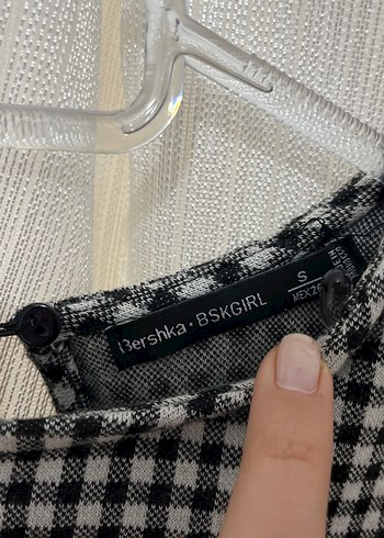 Kareli yarım kol şortlu - Görsel 2