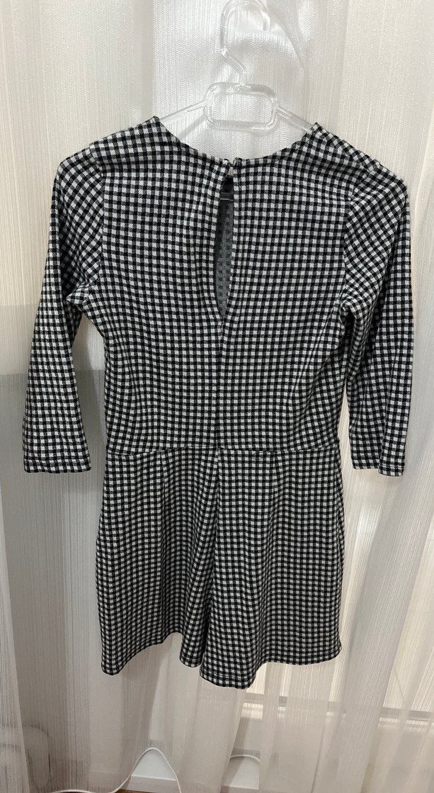 Kareli yarım kol şortlu - Görsel 3