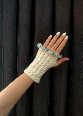 Bohem Tarz Örgü Kadın Eldivenleri - Görsel 3