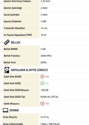 Lenovo Ideapad Dizüstü Bilgisayar - Görsel 7