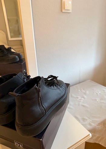 Siyah Lufian Deri Erkek Botları - Görsel 4