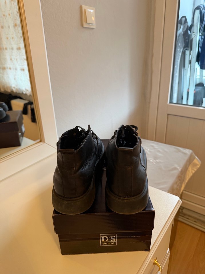 Siyah Lufian Deri Erkek Botları - Görsel 3