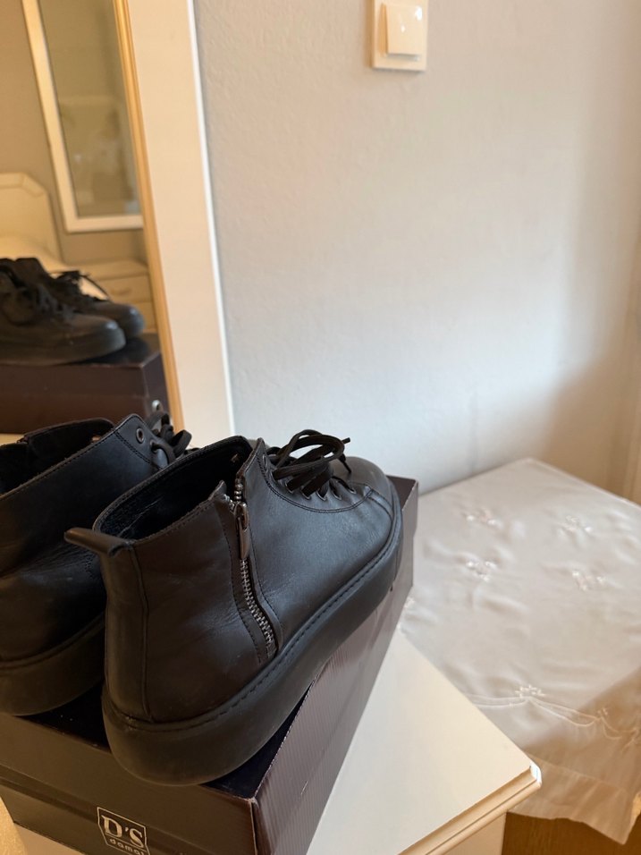 Siyah Lufian Deri Erkek Botları - Görsel 4