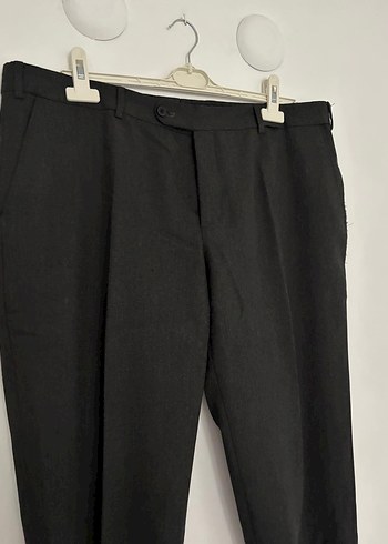 Siyah Pilili Erkek Ofis Pantolonu - Görsel 2