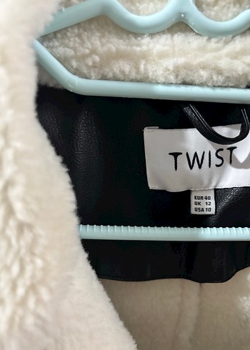 Siyah Deri Kürklü Kadın Ceket - Görsel 3