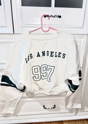 Beyaz V Yaka Kadın Eşofman Takımı - Görsel 3