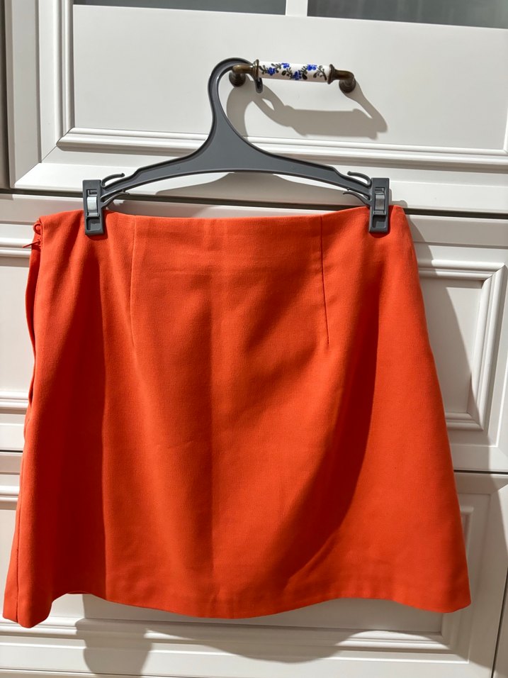 Turuncu Mini Etek - Görsel 4
