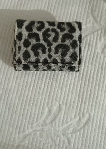 Gri Zebra Desenli Fermuarlı Kadın Cüzdanı - Görsel 2