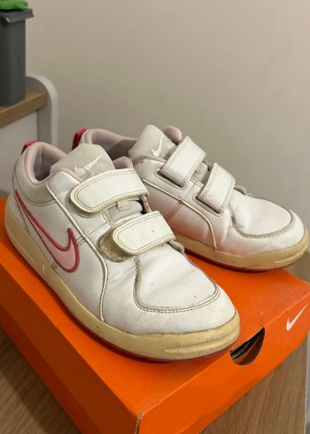 Kız Çocuk Beyaz Nike Spor Ayakkabı - Görsel 4