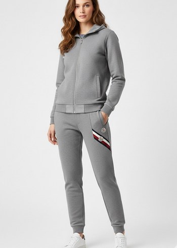 Gri Fermuarlı Erkek Eşofman Altı - Görsel 2