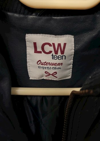 Lacivert Deri Biker Mont - Görsel 2