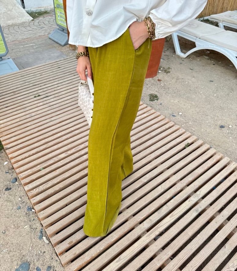 Krınkıl Kadın Pantolon - Görsel 2