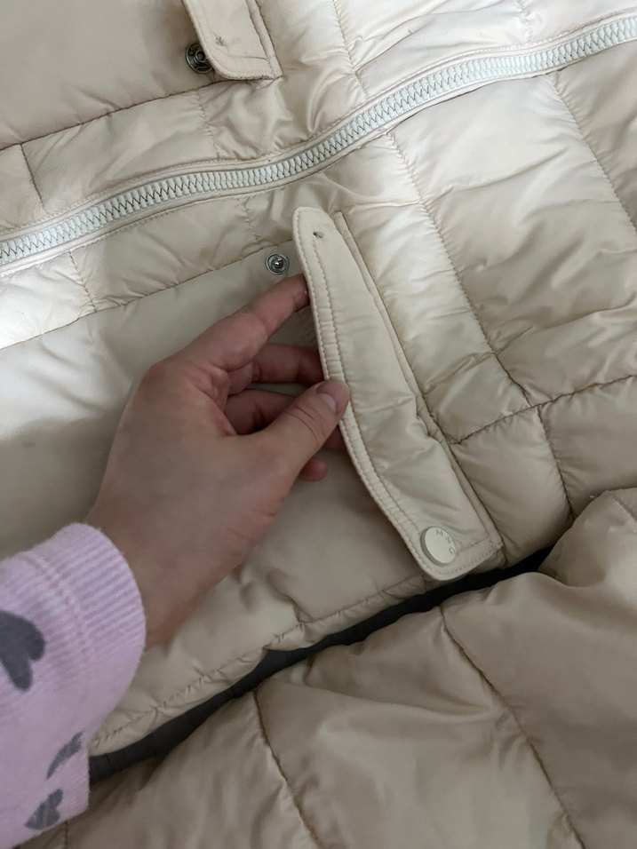 Bej Fermuarlı Kadın Mont - Görsel 2