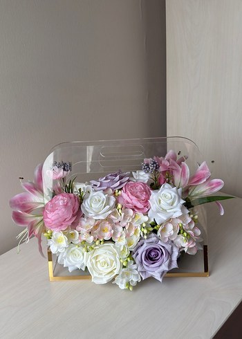 Özel tasarım çiçek çanta - Görsel 3