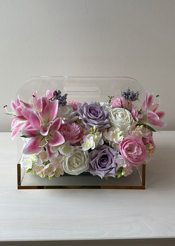 Özel tasarım çiçek çanta - Görsel 2